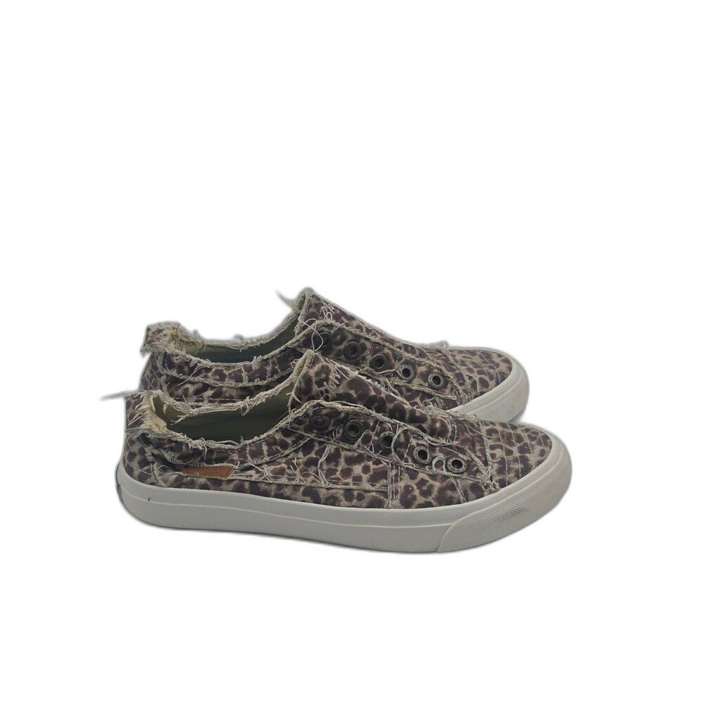 Blowfish Malibu Shoes Animal Print Slip On Womens Size 7